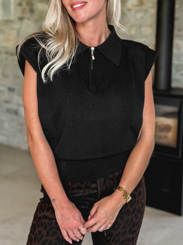 Blouse Déva - Noir Blouse Déva - Noir