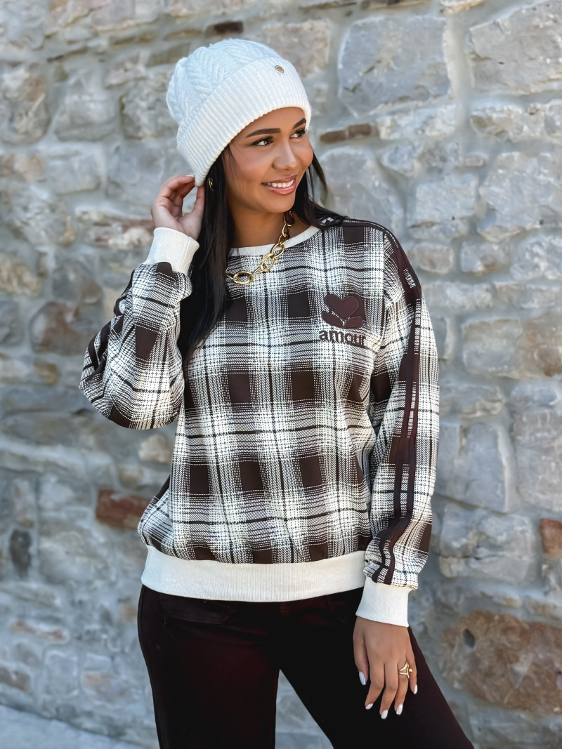 Pull Amora - Chocolat