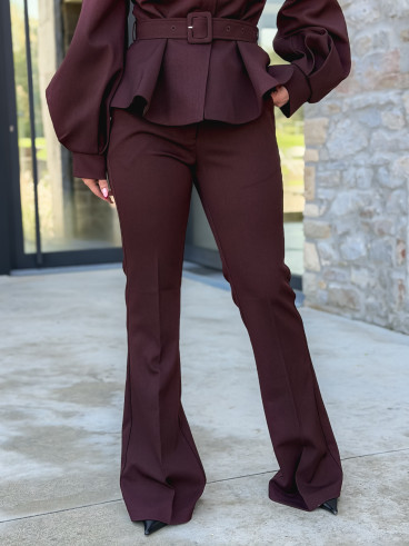 Pantalon Melody - Bordeaux Pantalon Melody - Bordeaux