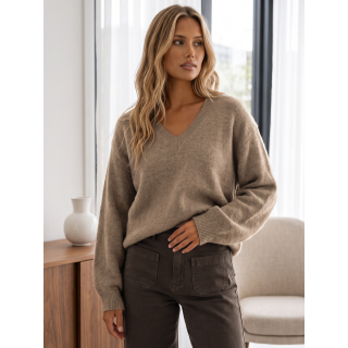 Pull Ozallie - Taupe