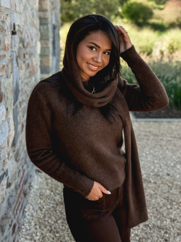 Pull Francesca - Chocolat