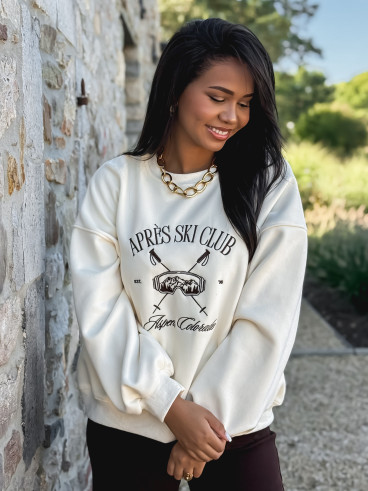 Pull "Après Ski" - Crème