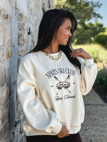 Pull "Après Ski" - Crème