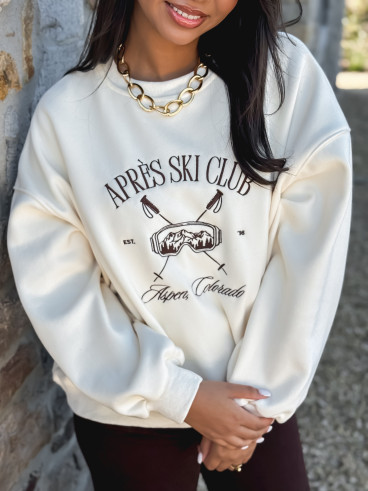 Pull "Après Ski" - Crème