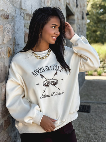Pull "Après Ski" - Crème