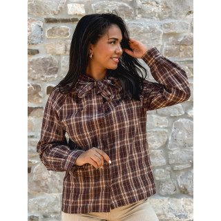 Chemise à carreaux Linette - Chocolat