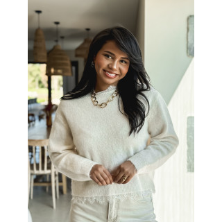 Pull Véllana - Beige clair