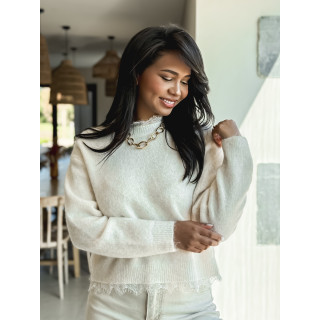 Pull Véllana - Beige clair