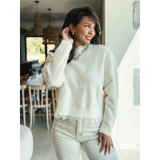 Pull Véllana - Beige clair