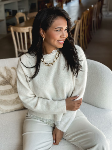Pull Véllana - Beige clair