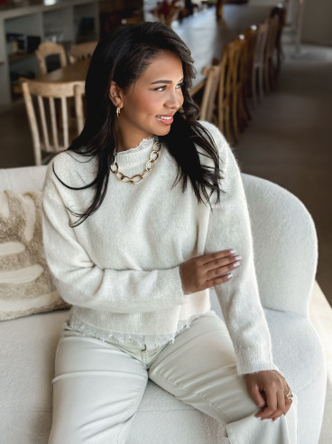 Pull Véllana - Beige clair