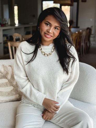 Pull Véllana - Beige clair