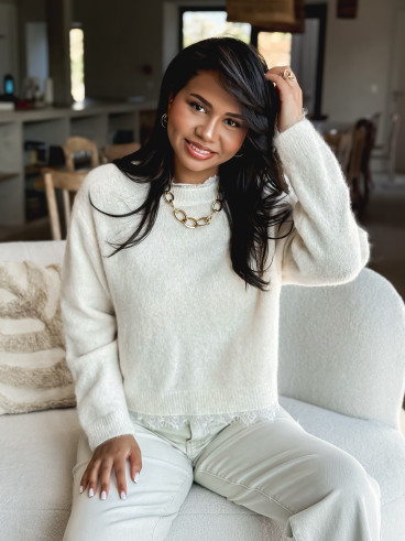 Pull Véllana - Beige clair
