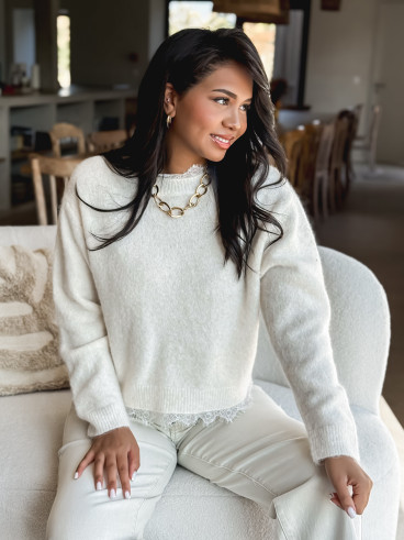 Pull Véllana - Beige clair