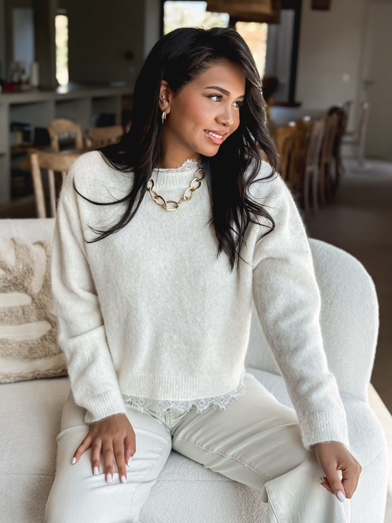 Pull Véllana - Beige clair