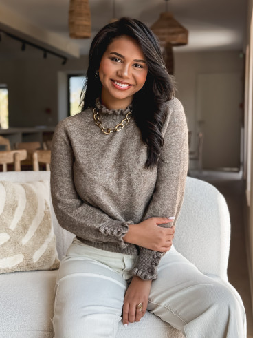 Pull Portia - Taupe Pull Portia - Taupe