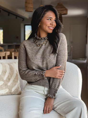 Pull Portia - Taupe