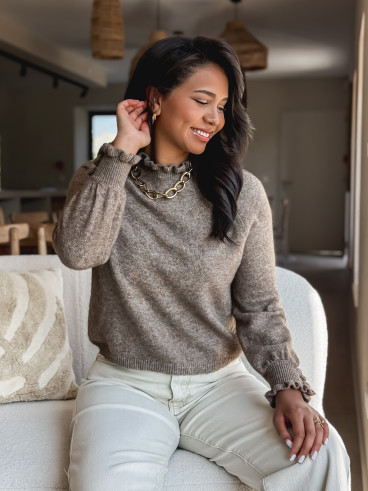 Pull Portia - Taupe Pull Portia - Taupe