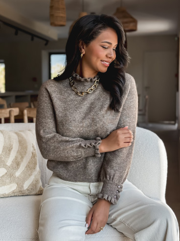 Pull Portia - Taupe Pull Portia - Taupe