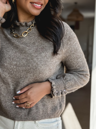 Pull Portia - Taupe Pull Portia - Taupe