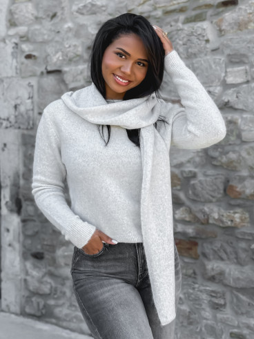 Pull Francesca - Gris clair