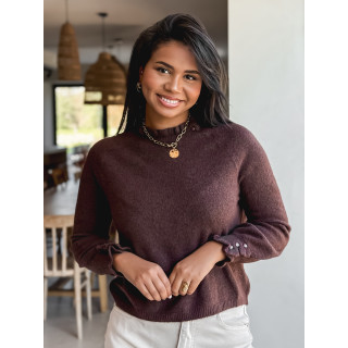Pull Portia - Chocolat