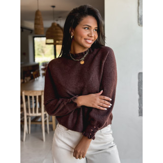 Pull Portia - Chocolat