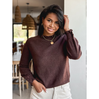 Pull Portia - Chocolat