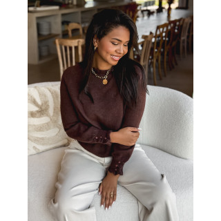 Pull Portia - Chocolat