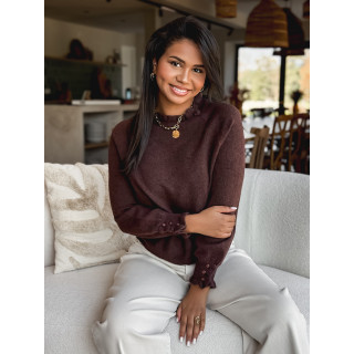 Pull Portia - Chocolat