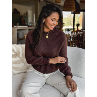 Pull Portia - Chocolat
