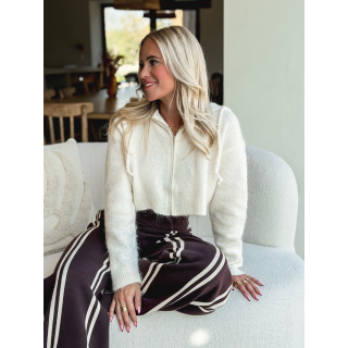 Gilet court Julinne - Beige clair