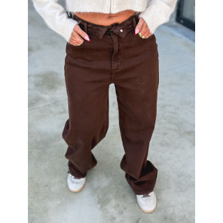 Jeans Leonie - Chocolat