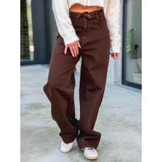 Jeans Leonie - Chocolat