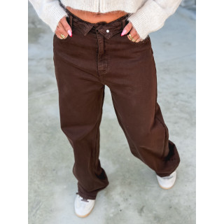 Jeans Leonie - Chocolat