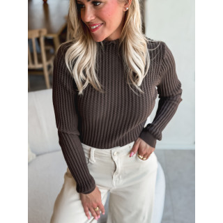 Blouse Manelle - Chocolat