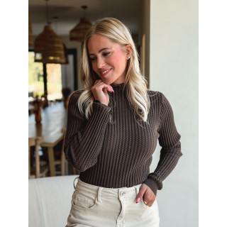 Blouse Manelle - Chocolat