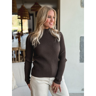 Blouse Manelle - Chocolat
