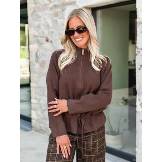 Gilet Roxane - Chocolat