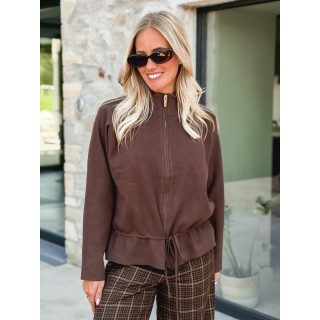 Gilet Roxane - Chocolat