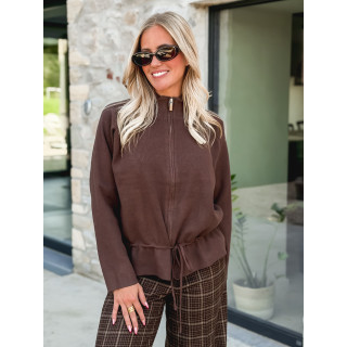 Gilet Roxane - Chocolat