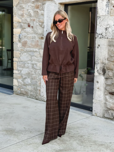 Gilet Roxane - Chocolat