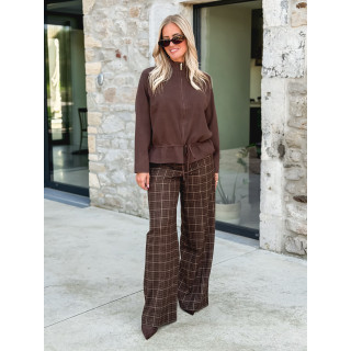 Gilet Roxane - Chocolat