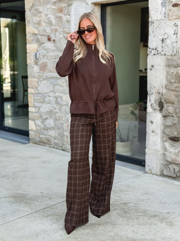 Gilet Roxane - Chocolat