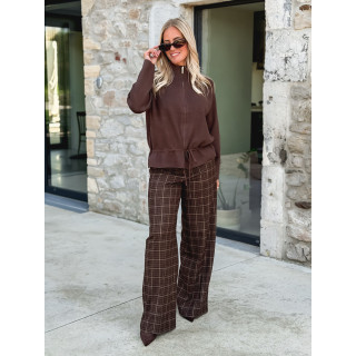 Gilet Roxane - Chocolat