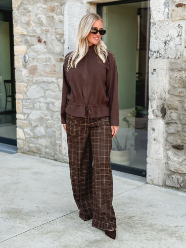 Gilet Roxane - Chocolat