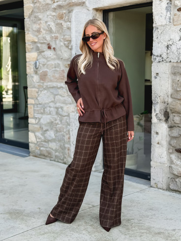 Gilet Roxane - Chocolat