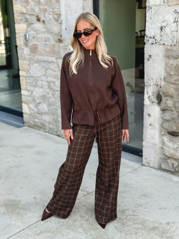 Gilet Roxane - Chocolat