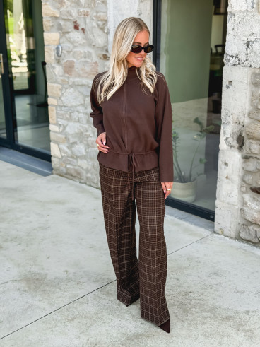 Gilet Roxane - Chocolat