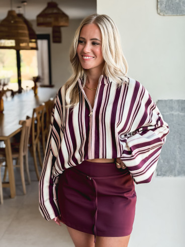 Jupe courte Orlia - Bordeaux